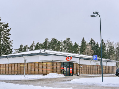 Construction of Top Store, Gaujas Street 25B, Jaunpiebalga